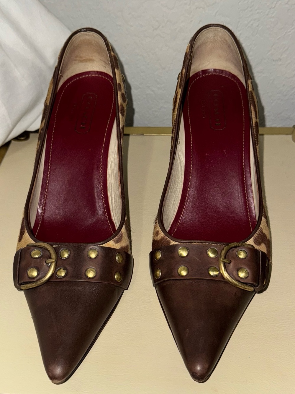 Vintage Coach Tierney Kitten Heels - Picture 10 of 12
